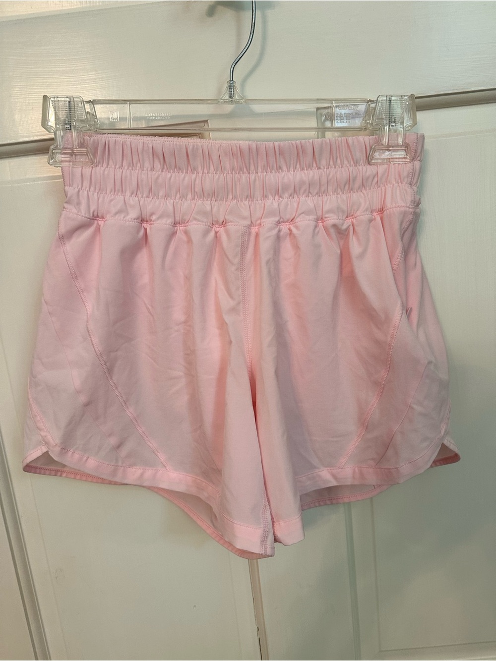 Lulu Everyday Active Women's Pink Elastic Waist Shorts